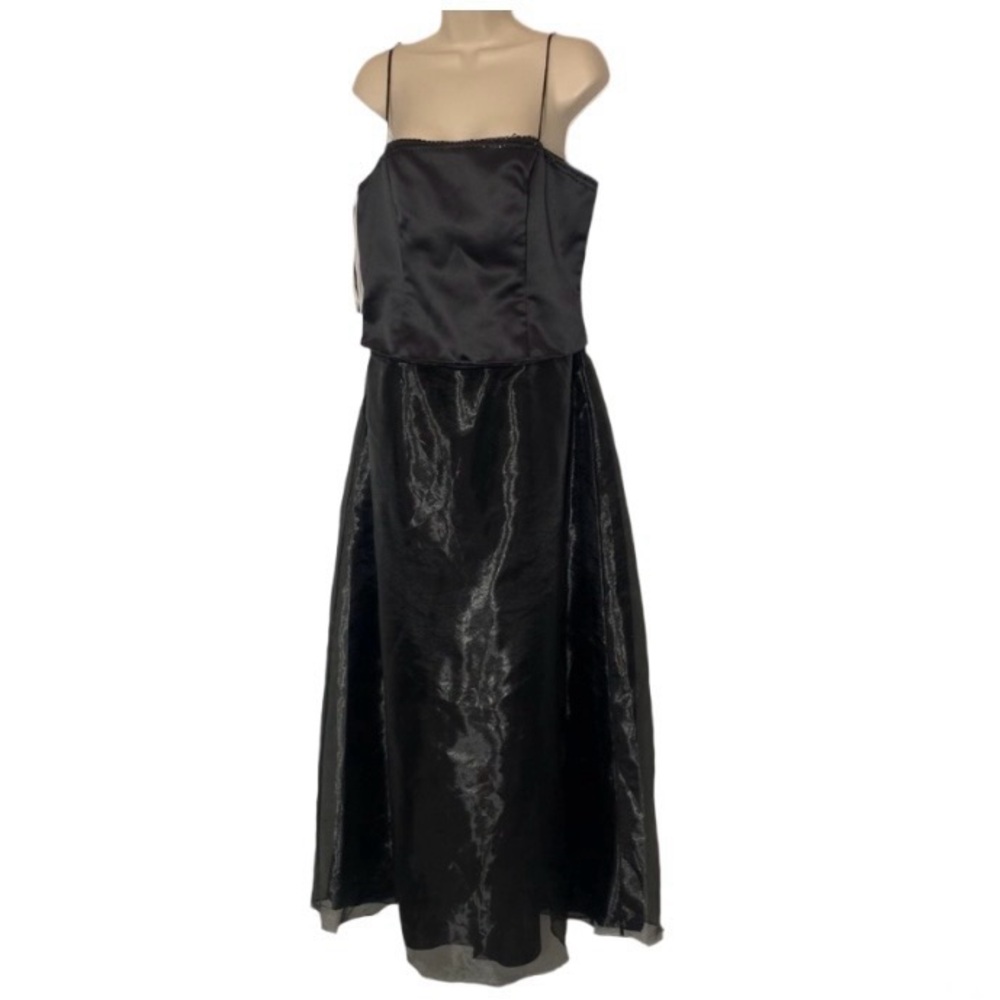 JS collections Black formal prom ball gown